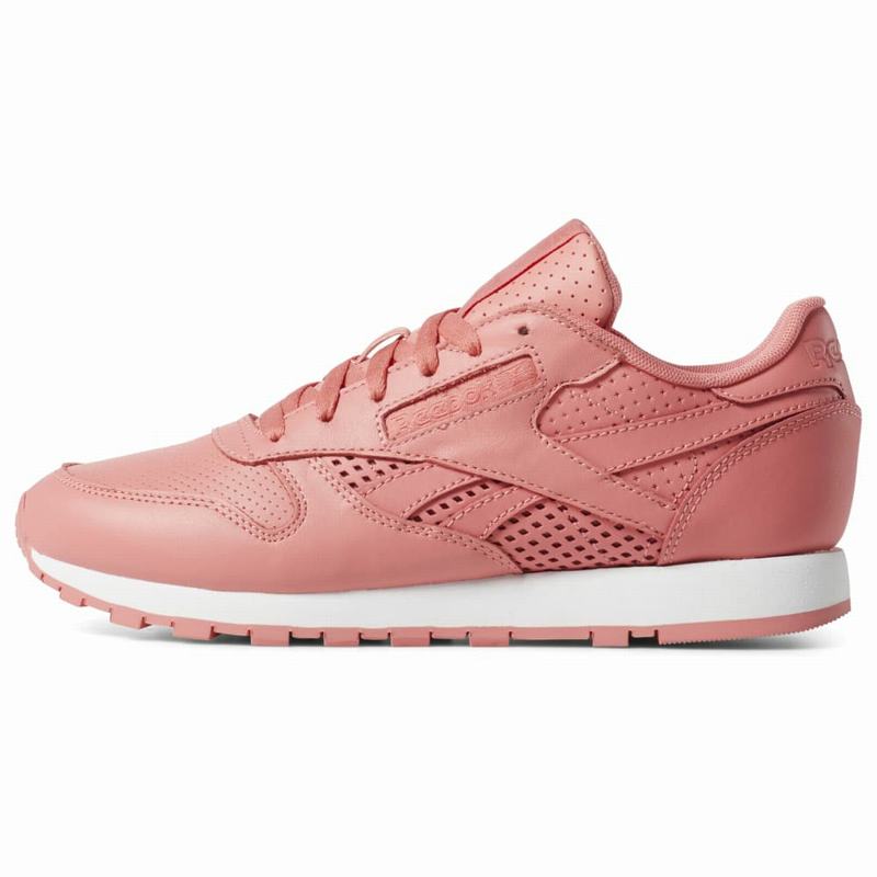 Reebok Classic Leather Tenisky Damske - Ruzove/Biele QJ4867SP